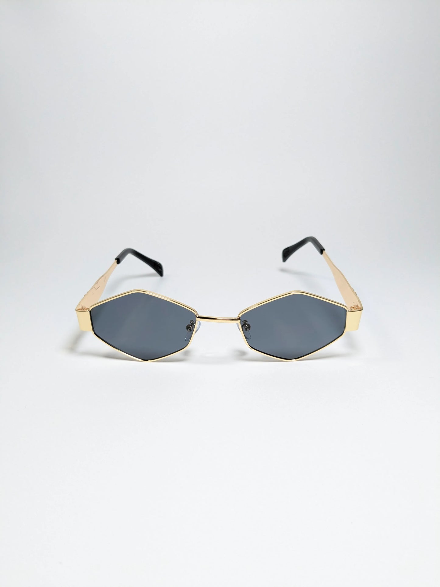 Cee Line - md002 (1) Golden Diamond Frame with Black Lenses Design (Box Included)