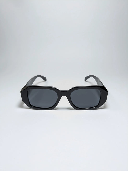 Pra Da - md002 Retro Black Frame and Black Lens (Box Included)