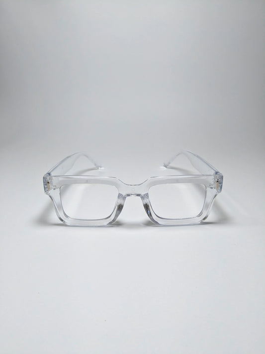 Pra Da - md001 Transparent Square Shape Glasses with Box