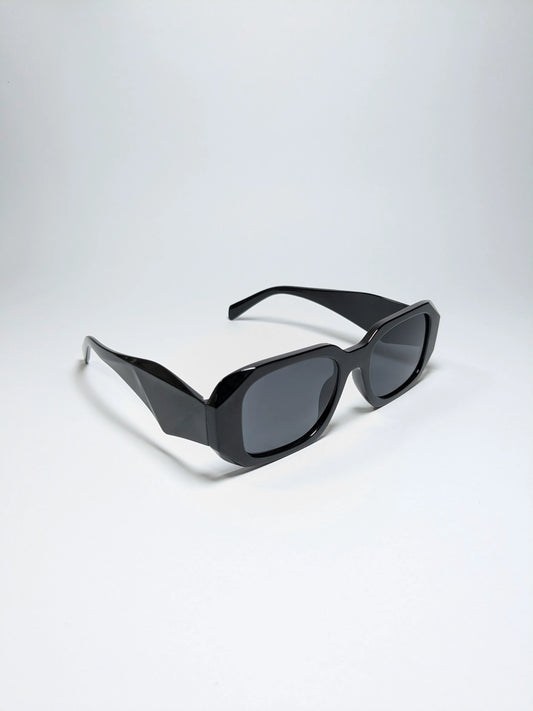 Pra Da - md002 Retro Black Frame and Black Lens (Box Included)