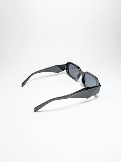 Pra Da - md002 Retro Black Frame and Black Lens (Box Included)